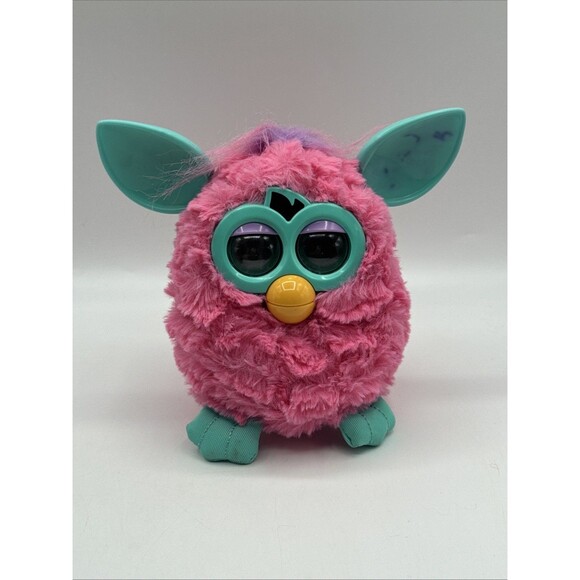 Furby Boom Pink Teal Purple 2013 Hasbro - For Parts or Repair - Doesn’t Power On - Picture 8 of 8